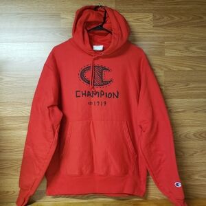 Champion Men's Bold Red Hoodie